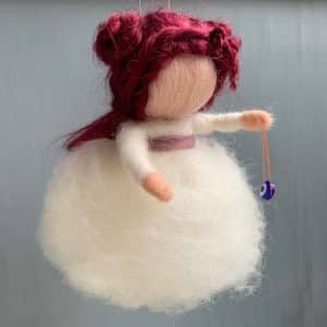 Filzfee Filzfigur, rotes Haar, Türkisches Auge, Titelbild