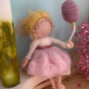 Geburtstagsmädchen aus Filz