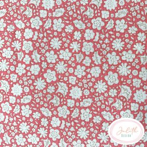 Tilda Blumenstoff Carla Pink zum Nähen und Patchworken