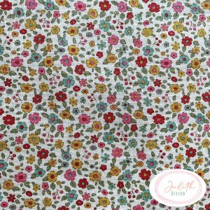 Tilda Blumenstoff Evie Dove White aus der Creating Memories Kollektion