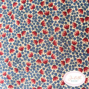 Tilda Blumenstoff Bellflower Denin aus der Wallflower Kollektion