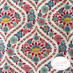 Tilda Blumenstoff Bianca red aus der Wallflower Kollektion