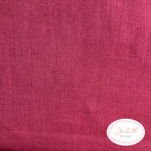 Tilda Blumenstoff Chambray Burgundy aus der Wallflower Kollektion