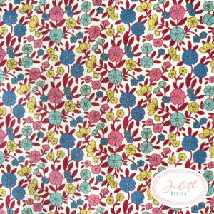 Tilda Blumenstoff Janice red aus der Wallflower Kollektion