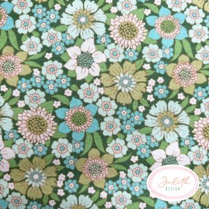 Tilda Blumenstoff Lauren Green aus der Wallflower Kollektion