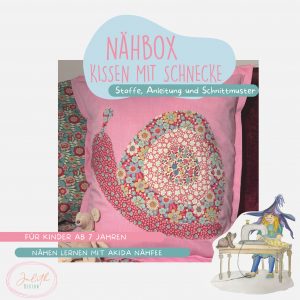 Nähset Schneckenkissen