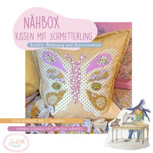 Nähpaket für Schmetterlingkissen