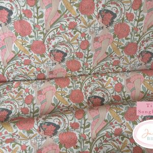 Aubery Coral Stoff Tilda zum Nähen und Patchworken